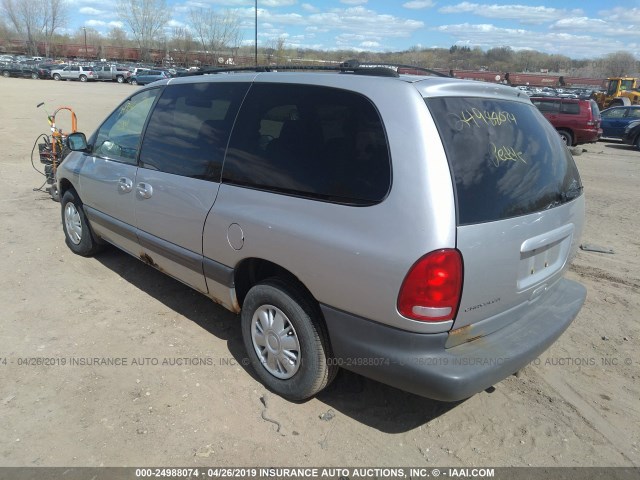 1C4GJ44G5YB692220 - 2000 CHRYSLER GRAND VOYAGER SE SILVER photo 3