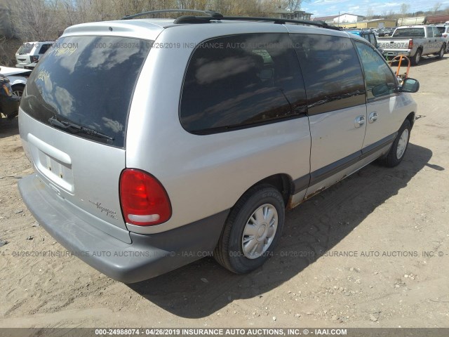 1C4GJ44G5YB692220 - 2000 CHRYSLER GRAND VOYAGER SE SILVER photo 4