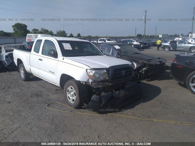 5TETX22N08Z571433 - 2008 TOYOTA TACOMA ACCESS CAB თეთრი ფოტო 1
