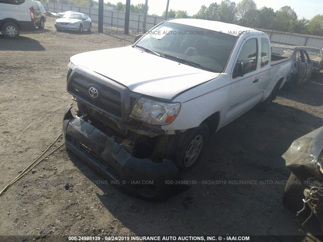 5TETX22N08Z571433 - 2008 TOYOTA TACOMA ACCESS CAB თეთრი ფოტო 2