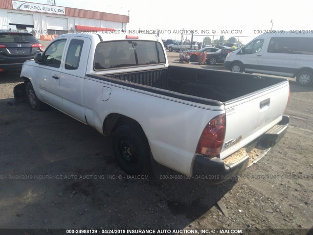 5TETX22N08Z571433 - 2008 TOYOTA TACOMA ACCESS CAB თეთრი ფოტო 3
