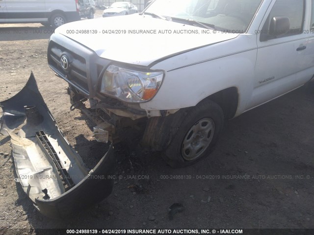 5TETX22N08Z571433 - 2008 TOYOTA TACOMA ACCESS CAB თეთრი ფოტო 6