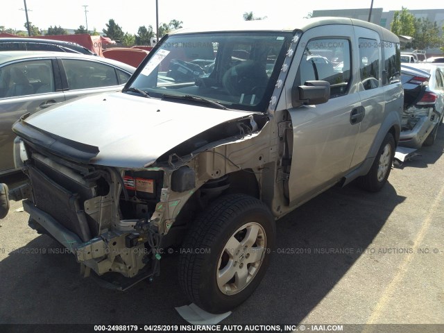 5J6YH18574L005289 - 2004 HONDA ELEMENT EX GRAY photo 2