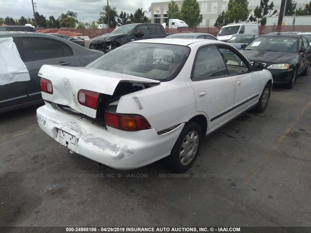 JH4DB7645SS014349 - 1995 ACURA INTEGRA RS WHITE photo 4