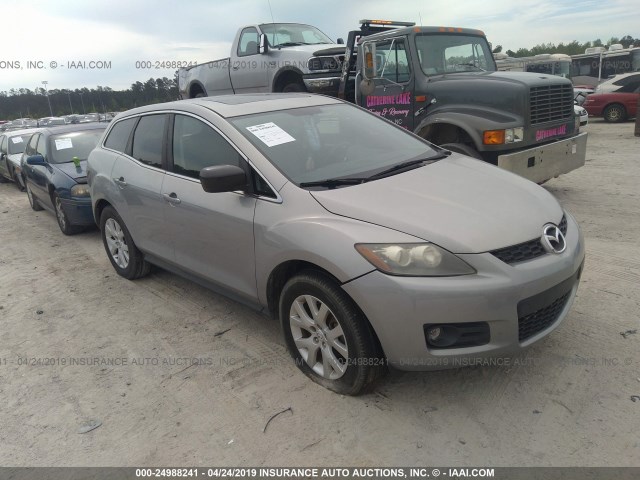 JM3ER293670116342 - 2007 MAZDA CX-7 SILVER photo 1