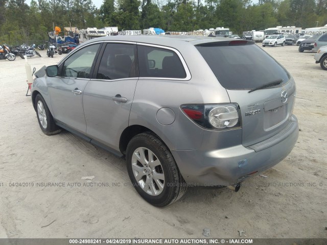 JM3ER293670116342 - 2007 MAZDA CX-7 SILVER photo 3