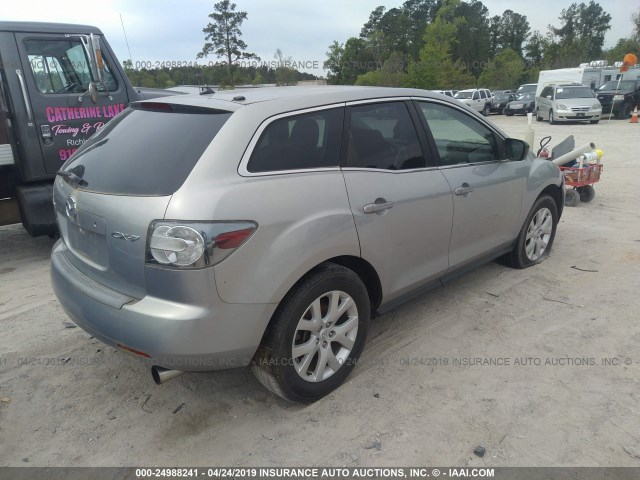 JM3ER293670116342 - 2007 MAZDA CX-7 SILVER photo 4