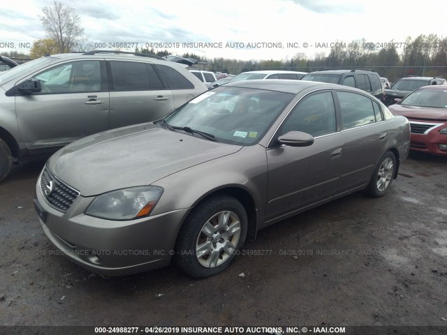 1N4AL11D25N460215 - 2005 NISSAN ALTIMA S/SL GRAY photo 2