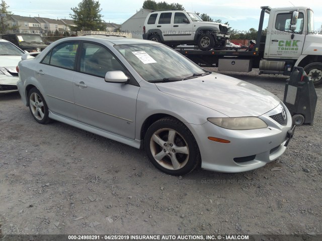 1YVFP80D535M51515 - 2003 MAZDA 6 S SILVER photo 1