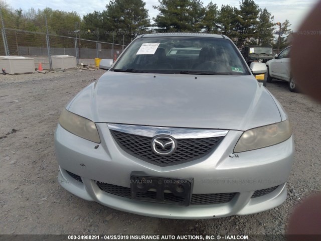 1YVFP80D535M51515 - 2003 MAZDA 6 S SILVER photo 6