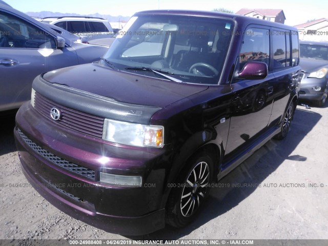JTLKT334X50189588 - 2005 TOYOTA SCION XB 紫色 照片 2