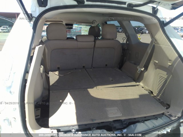 5N1AR2MN8FC640648 - 2015 NISSAN PATHFINDER S/SV/SL/PLATINUM WHITE photo 8