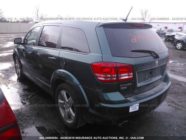 3D4GH57V59T512958 - 2009 DODGE JOURNEY SXT GREEN photo 3