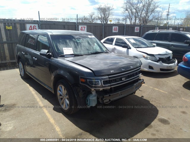 2FMHK6D85JBA09594 - 2018 FORD FLEX LIMITED BLACK photo 1