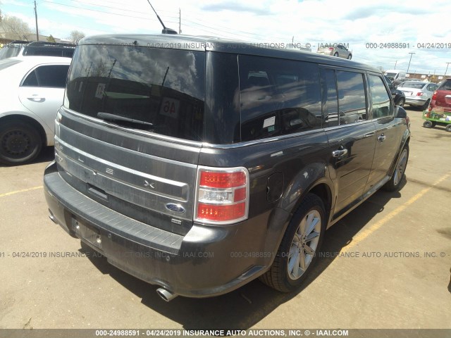 2FMHK6D85JBA09594 - 2018 FORD FLEX LIMITED BLACK photo 4