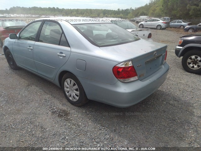 4T1BE32K35U979860 - 2005 TOYOTA CAMRY LE/XLE/SE Light Blue photo 3