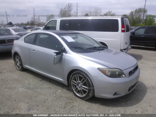 JTKDE177550003052 - 2005 TOYOTA SCION TC SILVER photo 1