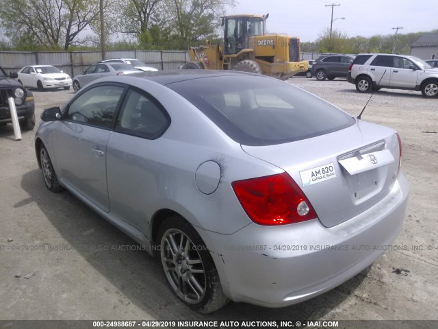 JTKDE177550003052 - 2005 TOYOTA SCION TC SILVER photo 3