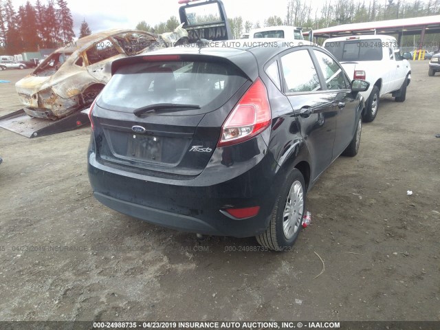 3FADP4TJXGM139607 - 2016 FORD FIESTA S BLACK photo 4