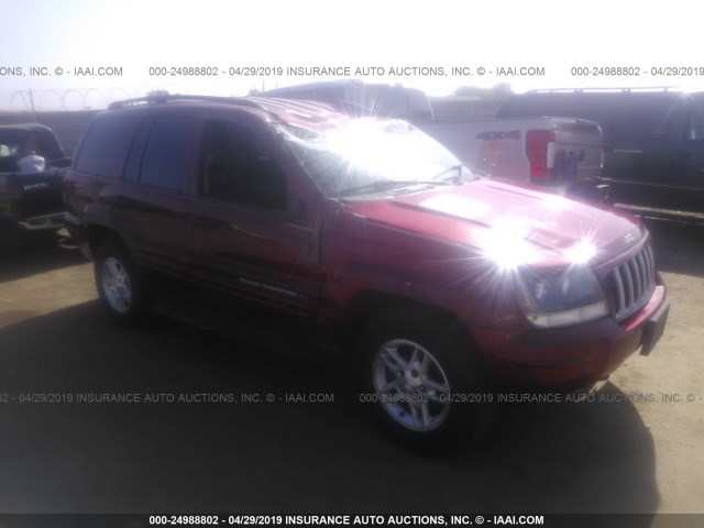 1J4GW48N44C420931 - 2004 JEEP GRAND CHEROKEE LAREDO/COLUMBIA/FREEDOM 红色 照片 1