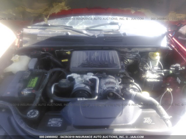 1J4GW48N44C420931 - 2004 JEEP GRAND CHEROKEE LAREDO/COLUMBIA/FREEDOM 红色 照片 10