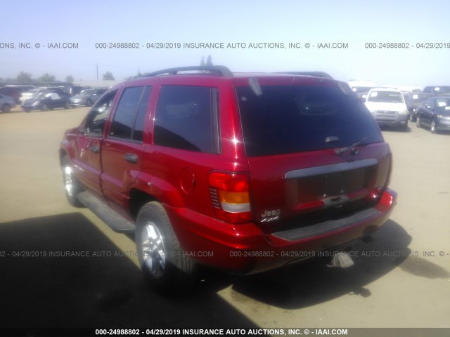 1J4GW48N44C420931 - 2004 JEEP GRAND CHEROKEE LAREDO/COLUMBIA/FREEDOM 红色 照片 3