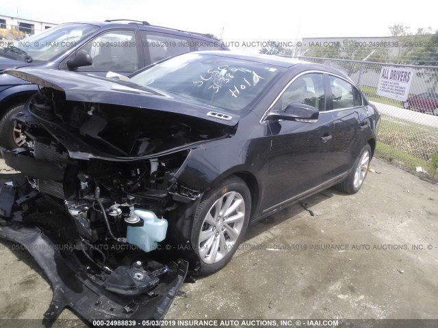 1G4GB5G38FF237164 - 2015 BUICK LACROSSE BLACK photo 2