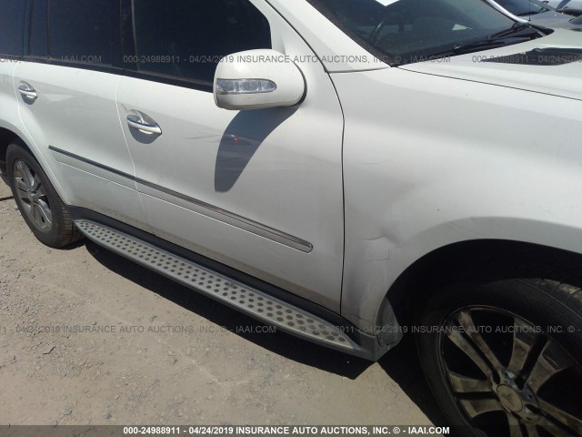 4JGBF22E98A314355 - 2008 MERCEDES-BENZ GL 320 CDI WHITE photo 6