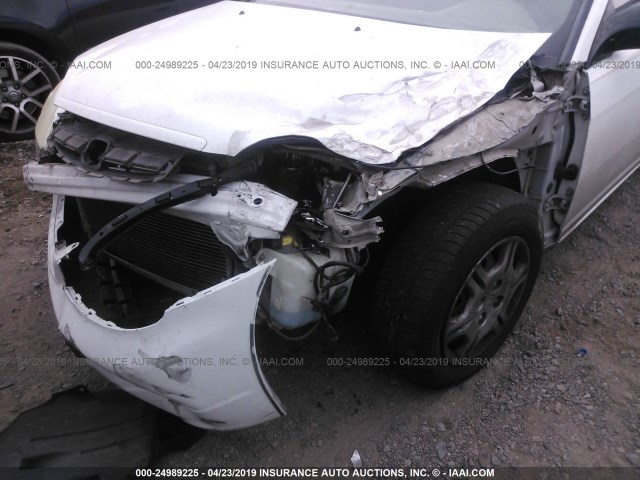 1HGEM21242L034077 - 2002 HONDA CIVIC DX WHITE photo 6