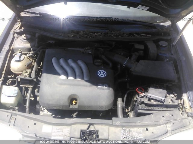 3VWRK69M43M114222 - 2003 VOLKSWAGEN JETTA GL BLUE photo 10