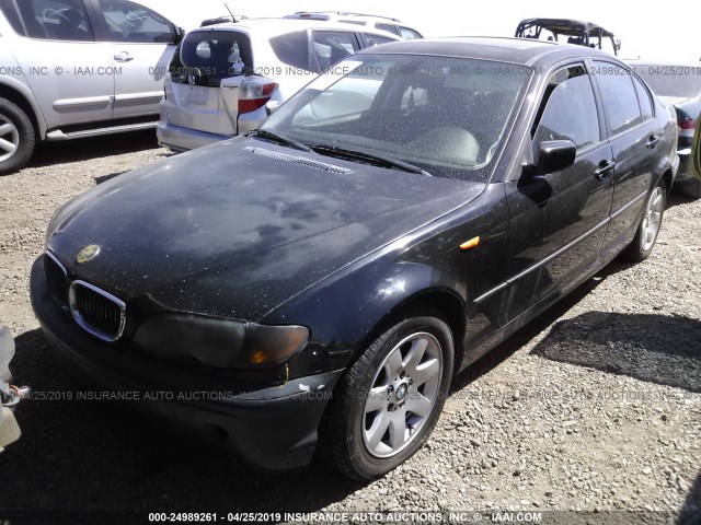 WBAAZ33455KW78746 - 2005 BMW 325 IS SULEV BLACK photo 2