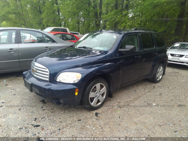 3GNBAADB1AS557931 - 2010 CHEVROLET HHR LS Синій фото 2