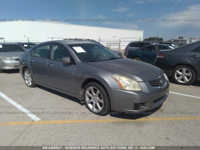 1N4BA41EX7C808488 - 2007 NISSAN MAXIMA SE/SL GRAY photo 1