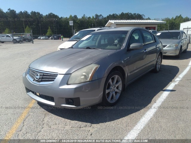 1N4BA41EX7C808488 - 2007 NISSAN MAXIMA SE/SL GRAY photo 2