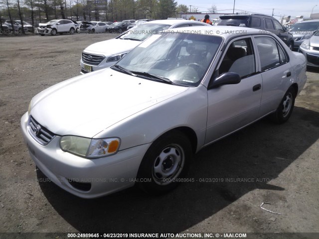 2T1BR12E72C564962 - 2002 TOYOTA COROLLA CE/LE/S SILVER photo 2