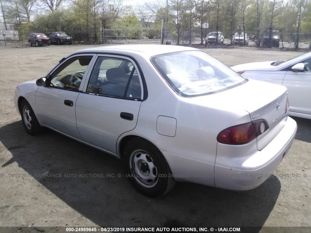 2T1BR12E72C564962 - 2002 TOYOTA COROLLA CE/LE/S SILVER photo 3