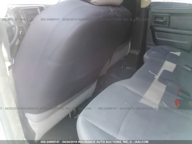 1C6RR7FT8DS585001 - 2013 RAM 1500 ST WHITE photo 8