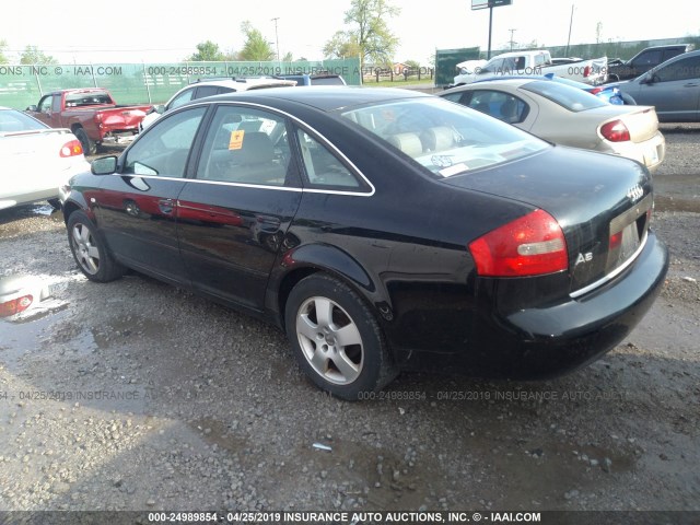 WAUED54B61N109146 - 2001 AUDI A6 2.7T QUATTRO BLACK photo 3