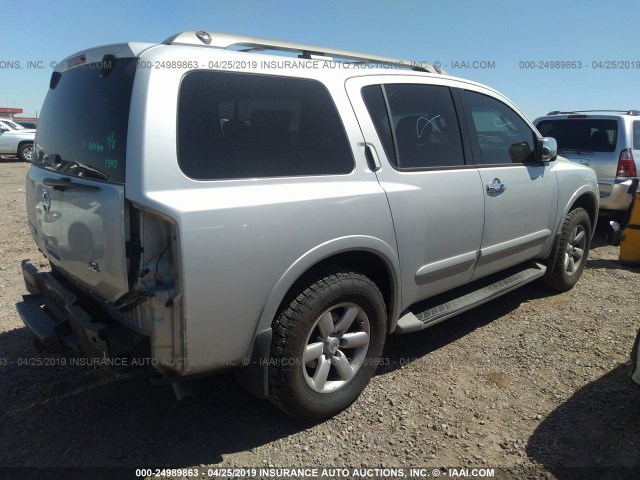 5N1AA0NC0AN621727 - 2010 NISSAN ARMADA SE/TITANIUM/PLATINUM SILVER photo 4