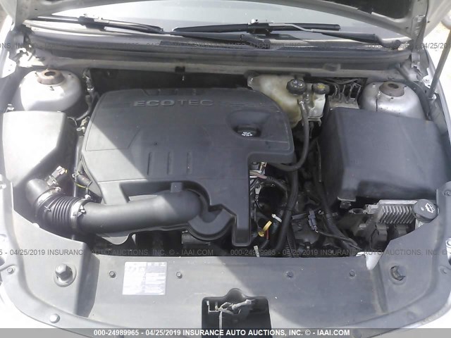 1G1ZA5EU3BF368565 - 2011 CHEVROLET MALIBU LS SILVER photo 10