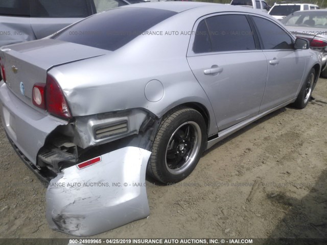 1G1ZA5EU3BF368565 - 2011 CHEVROLET MALIBU LS SILVER photo 4