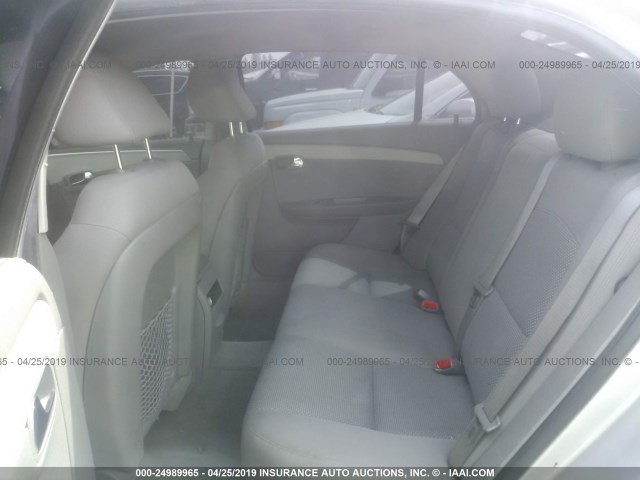 1G1ZA5EU3BF368565 - 2011 CHEVROLET MALIBU LS SILVER photo 8