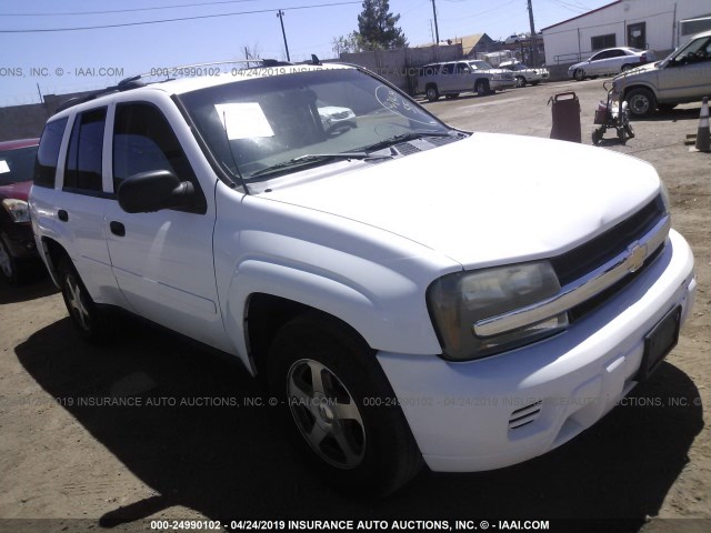 1GNDS13S662156286 - 2006 CHEVROLET TRAILBLAZER LS/LT WHITE photo 1