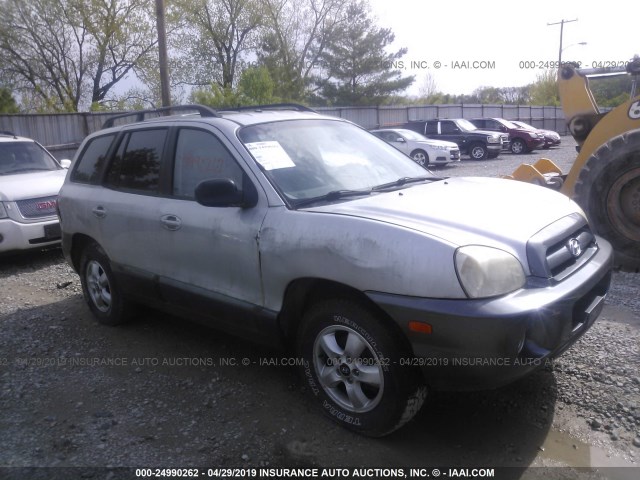 KM8SC73D76U046347 - 2006 HYUNDAI SANTA FE GLS/LIMITED SILVER photo 1