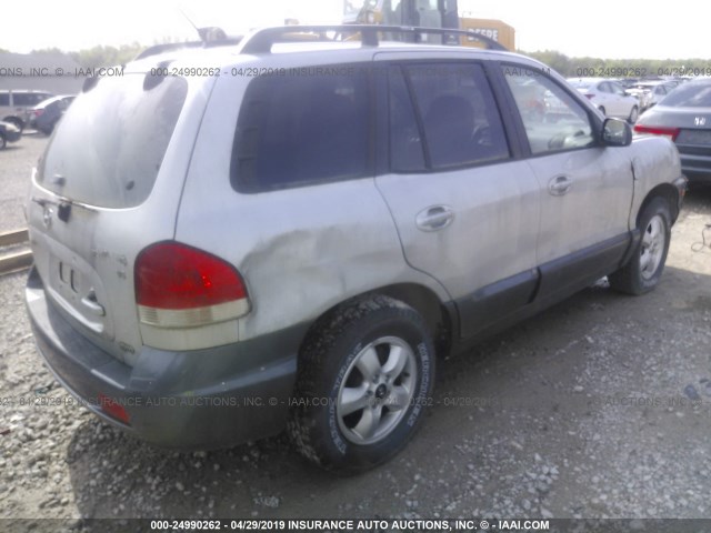 KM8SC73D76U046347 - 2006 HYUNDAI SANTA FE GLS/LIMITED SILVER photo 6