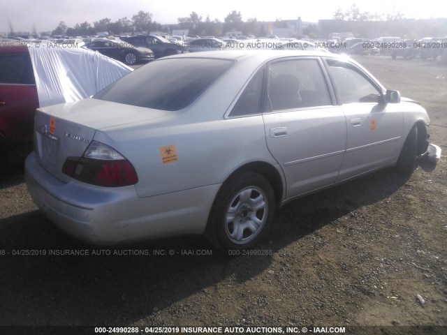 4T1BF28B53U320206 - 2003 TOYOTA AVALON XL/XLS SILVER photo 4