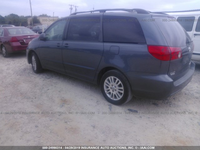 5TDZK22C78S114137 - 2008 TOYOTA SIENNA XLE/XLE LIMITED GRAY photo 3