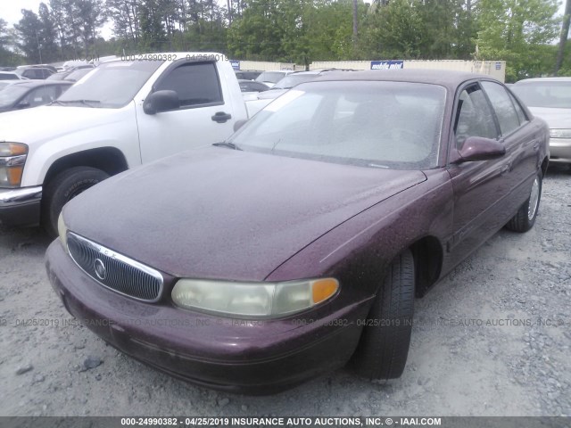 2G4WY55J9Y1116942 - 2000 BUICK CENTURY LIMITED/2000 RED photo 2
