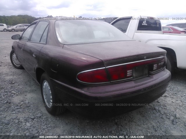 2G4WY55J9Y1116942 - 2000 BUICK CENTURY LIMITED/2000 RED photo 3