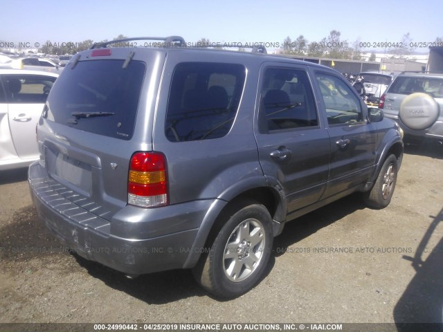 1FMYU04197KA62808 - 2007 FORD ESCAPE LIMITED GRAY photo 4